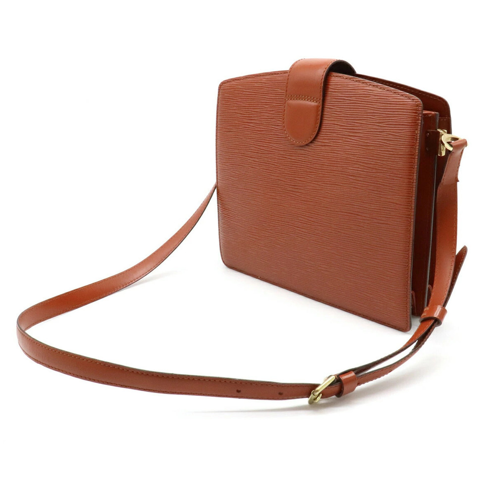 LOUIS VUITTON Epi Capucines Shoulder Bag Crossbody Kenya Brown - Picture 2 of 9